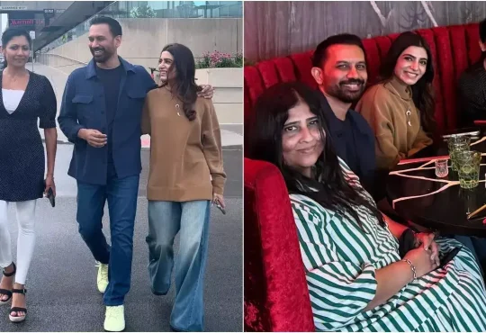 Samantha Ruth Prabhu and Raj Nidimoru walking together during their Detroit trip