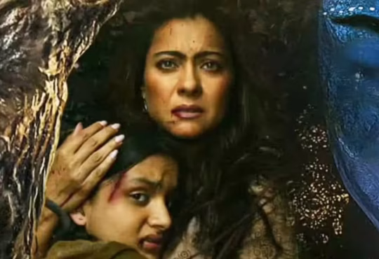 Kajol in Maa movie as Ambika in a mythological horror scene – Maa movie review