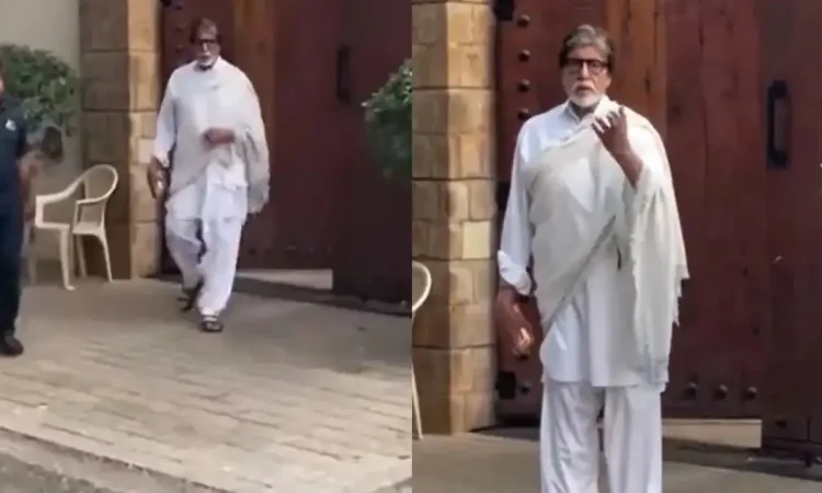 Amitabh Bachchan confronts paparazzi outside Jalsa Mumbai home over unauthorized filming