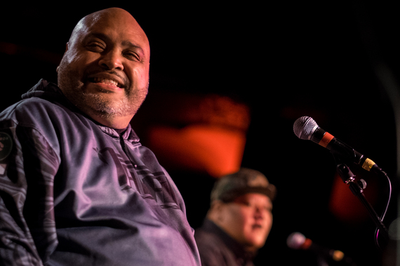 George Brooks Veikoso aka Fiji performing live in a Hawaiian concert – Polynesian reggae legend