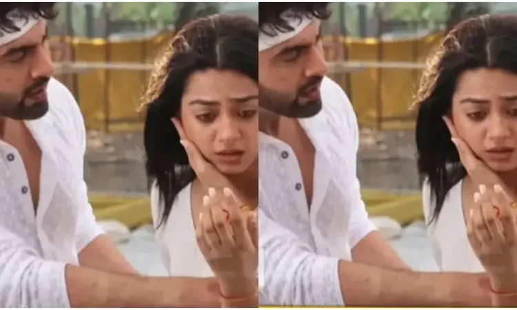 Samridhii Shukla and Rohit Purohit emotional scene from Yeh Rishta Kya Kehlata Hai death sequence