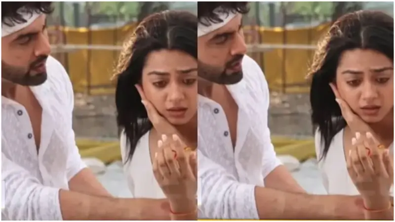 Samridhii Shukla and Rohit Purohit emotional scene from Yeh Rishta Kya Kehlata Hai death sequence