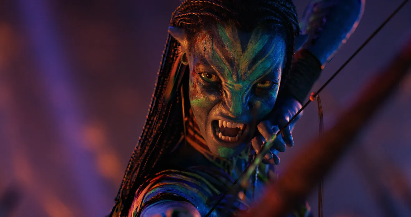 Avatar 3 Fire and Ash first look poster featuring Varang, the new villain in the Avatar sequel