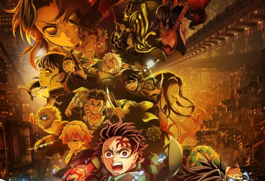 Demon Slayer Infinity Castle movie poster featuring main characters and India release date