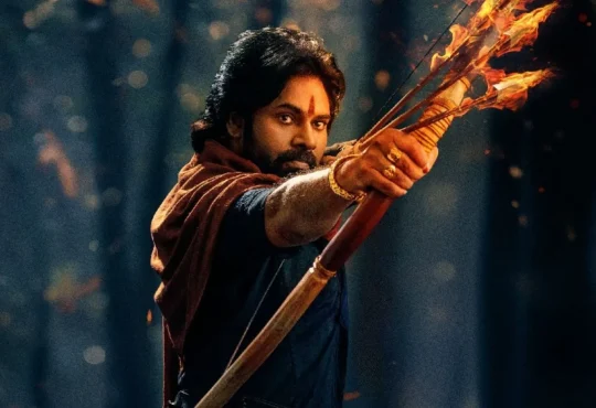 Pawan Kalyan in Hari Hara Veera Mallu during a battle scene from the period drama receiving mixed reviews