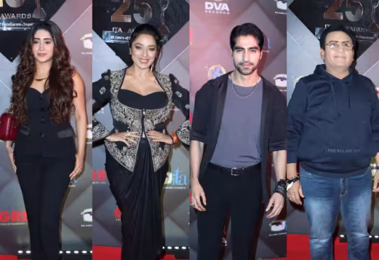 Shivangi Joshi, Rupali Ganguly, and other TV stars at ITA Awards 2025 anthem launch showcasing fashionable outfits