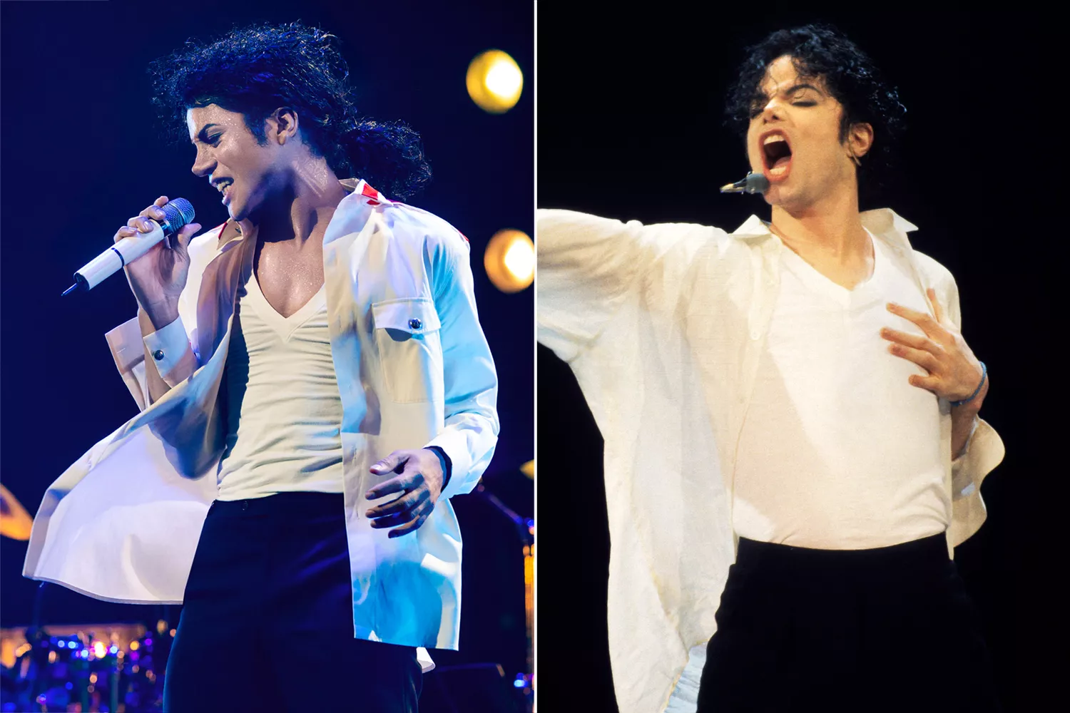 Jaafar Jackson as Michael Jackson in the upcoming 2026 biopic "Michael"