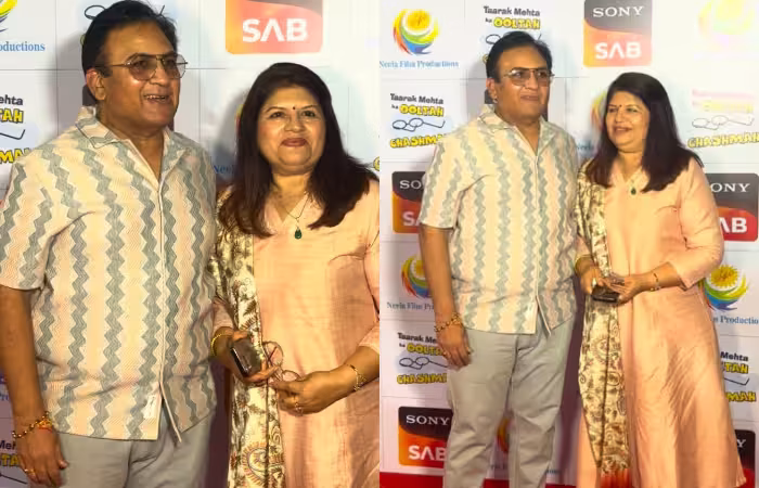 Taarak Mehta Ka Ooltah Chashmah cast celebrates 17th anniversary with Dilip Joshi, Munmun Dutta, and Asit Modi at grand party