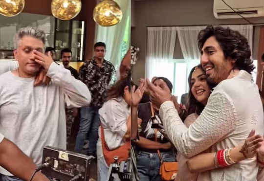 Ahaan Panday, Aneet Padda, and Mohit Suri get emotional in Saiyaara BTS video as the film wraps shooting after Rs 100 crore success.