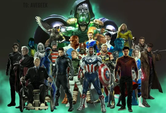 Illustration of Avengers Doomsday featuring Marvel’s superheroes facing a cosmic multiverse threat