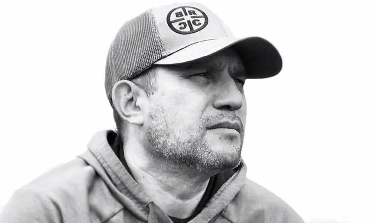 Dan Rivera with haunted Annabelle doll during paranormal tour in Gettysburg