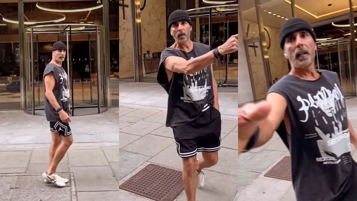 Akshay Kumar confronts fan in London for secretly recording video, moment captured in viral video