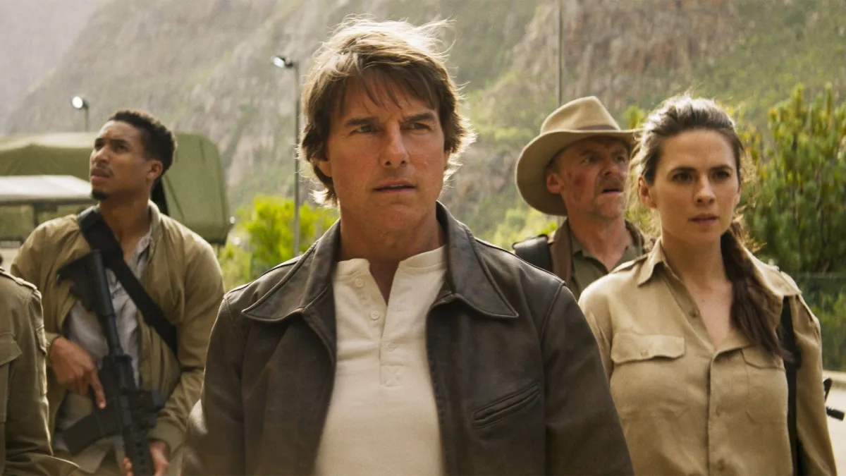 Tom Cruise in Mission: Impossible – The Final Reckoning action scene from the OTT release