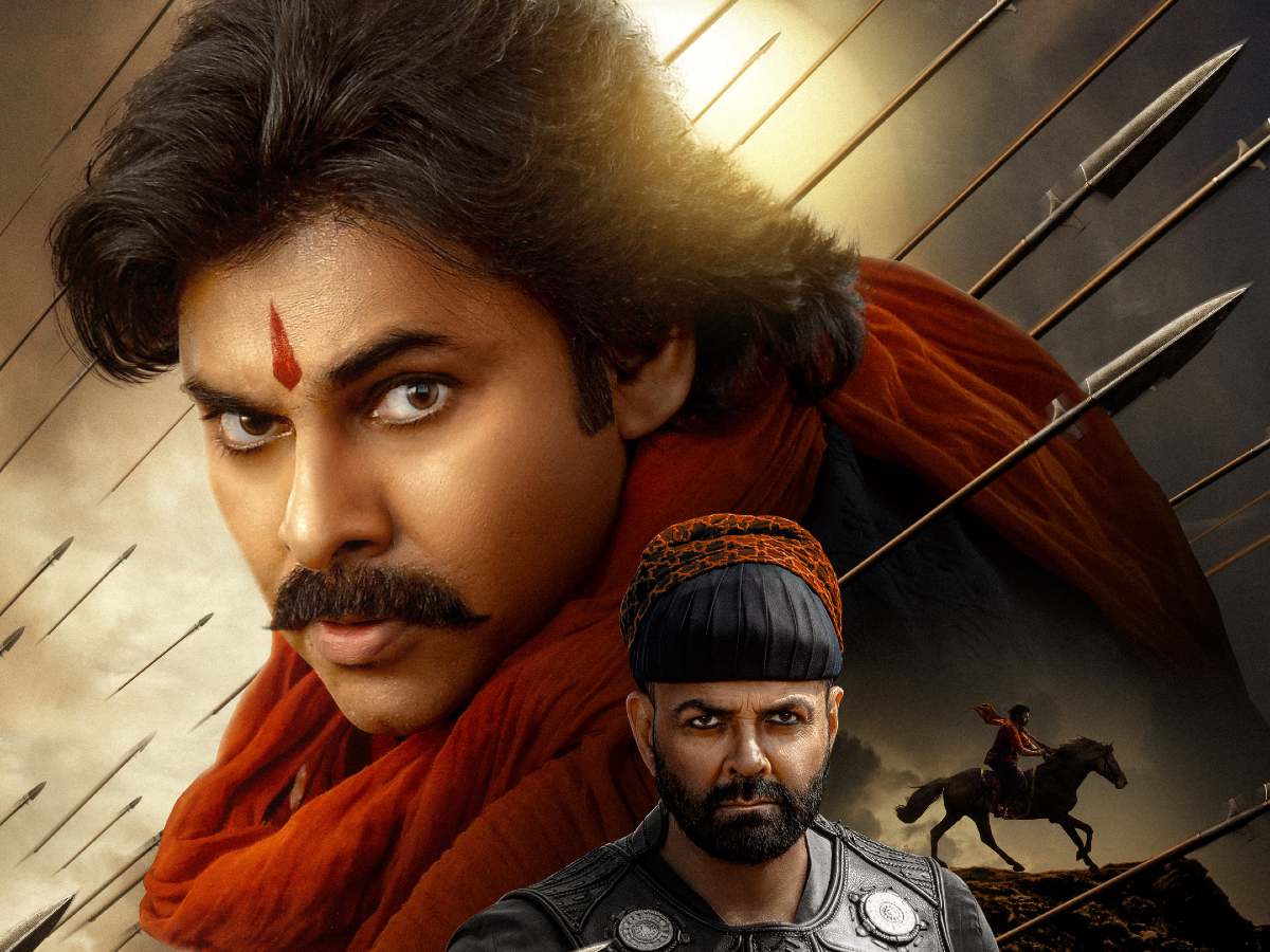 Pawan Kalyan in Hari Hara Veera Mallu period costume during film promotion