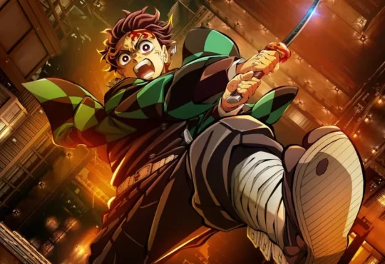 Tanjiro and Demon Slayer Corps in Infinity Castle movie scene – Demon Slayer Infinity Castle box office