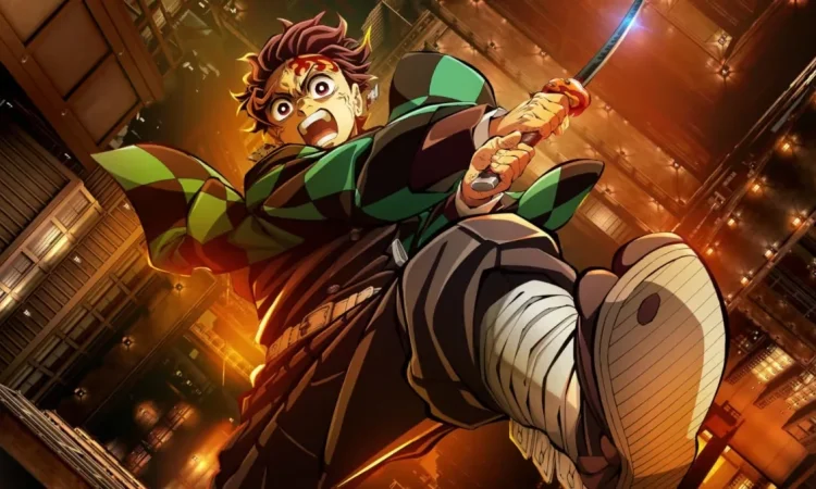 Tanjiro and Demon Slayer Corps in Infinity Castle movie scene – Demon Slayer Infinity Castle box office