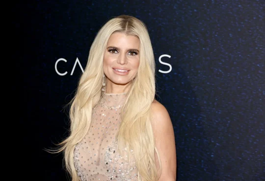 Jessica Simpson performing live at the Today Show concert during her comeback, moments before her wardrobe malfunction