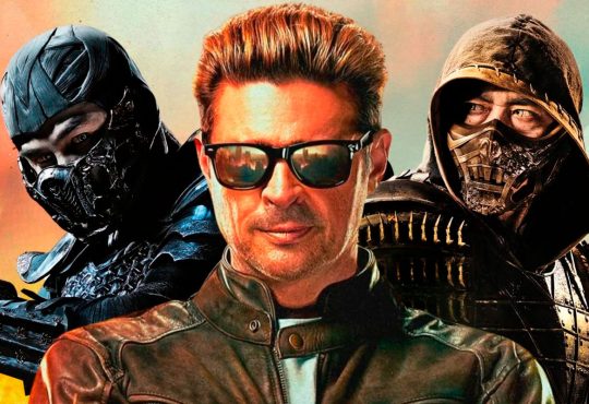 Johnny Cage in Mortal Kombat II trailer wearing sunglasses, showcasing his signature charm and style
