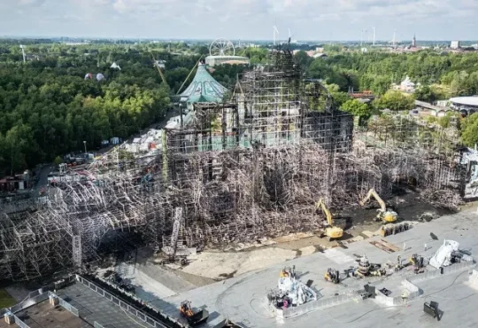 Main stage at Tomorrowland 2025 engulfed in flames during fire incident in Belgium