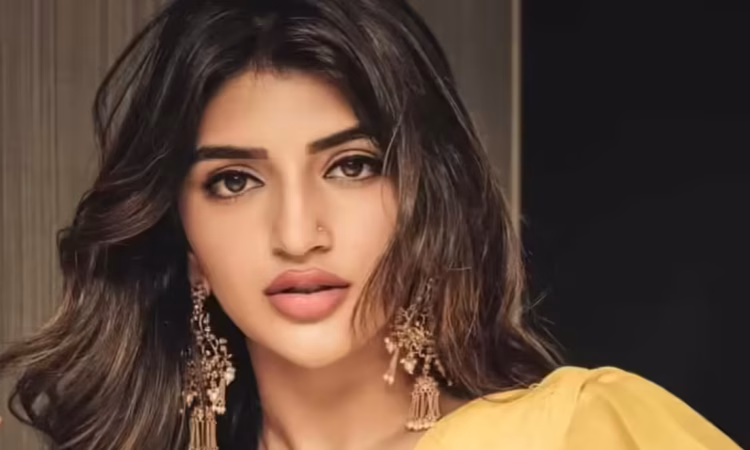 Sreeleela in a glamorous still from Junior movie, highlighting her ₹2 crore remuneration in Tollywood