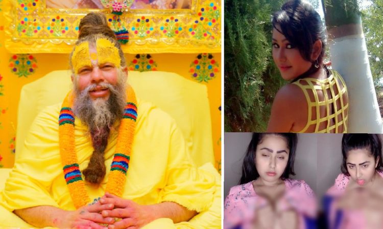 Priyanka Pandit wearing traditional attire in Vrindavan after spiritual transformation guided by Premanand Maharaj