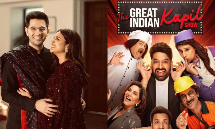 Raghav Chadha with his mother at The Great Indian Kapil Show set before her hospitalisation