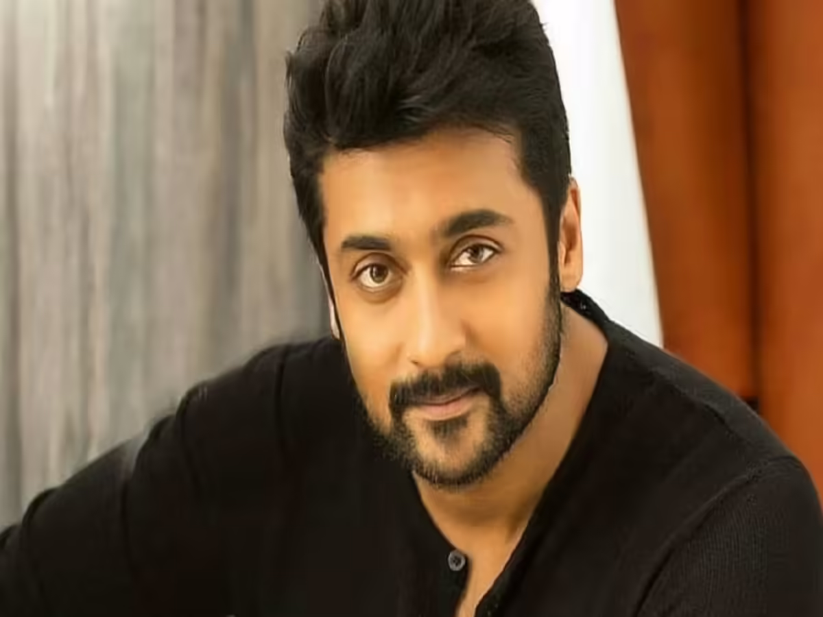 Suriya in Karuppu teaser showing dual avatar with Ghajini-inspired watermelon scene