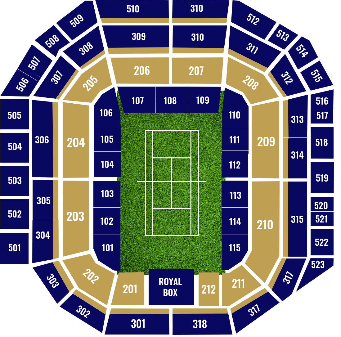 Luxury Wimbledon 2025 VIP seats with Centre Court view and premium hospitality services