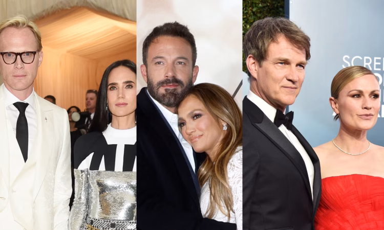 Actors interacting behind the scenes, highlighting serial gossip making headlines