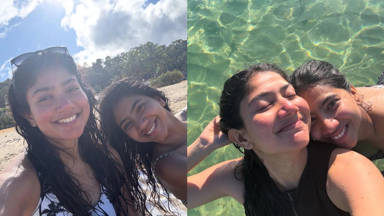 Sai Pallavi wearing a swimsuit during beach vacation, facing social media controversy
