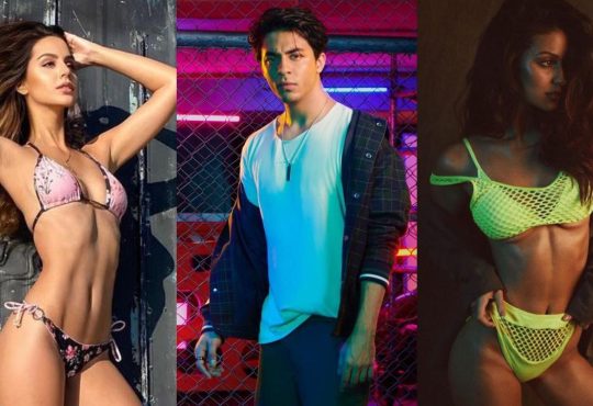 Larissa Bonesi, Aryan Khan’s rumoured girlfriend, posing elegantly in bold fashion photos