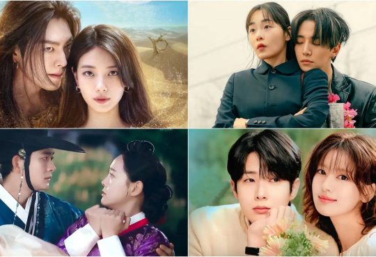 Poster collage of top 5 K-dramas releasing in October 2025 including Typhoon Family, Moon River, and Genie Make a Wish