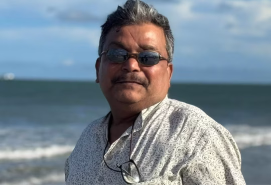 Portrait of Kannada theatre artist Yashwant Sardeshpande