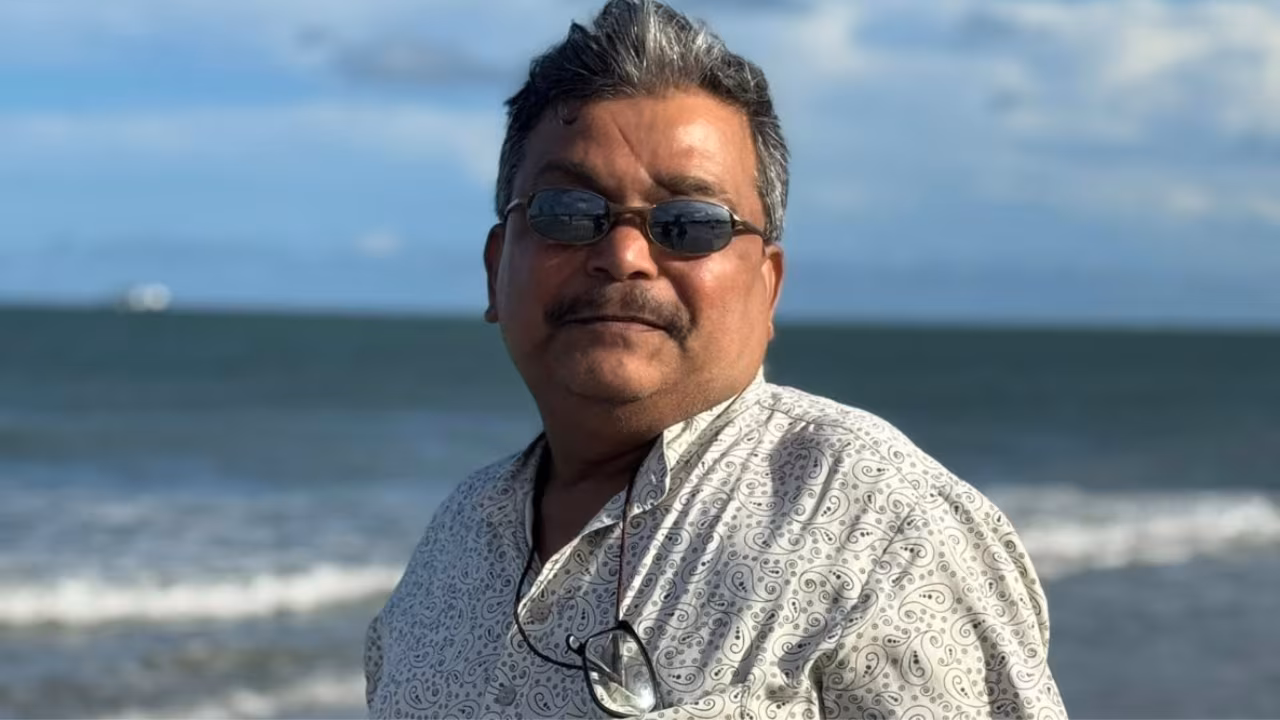 Portrait of Kannada theatre artist Yashwant Sardeshpande