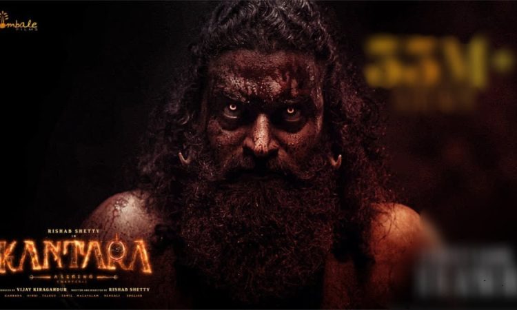 Rishab Shetty in Kantara Chapter 1 trailer showcasing dark mysticism and action