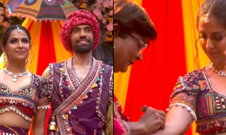 Avika Gor and Milind Chandwani enjoying their vibrant mehendi celebration with family and friends