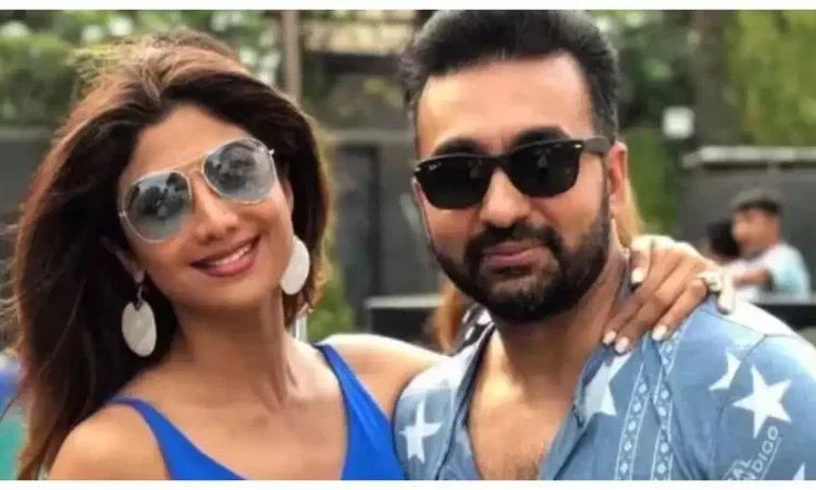 Shilpa Shetty and Raj Kundra giving statements to Mumbai Police in ₹60-crore investment scam investigation