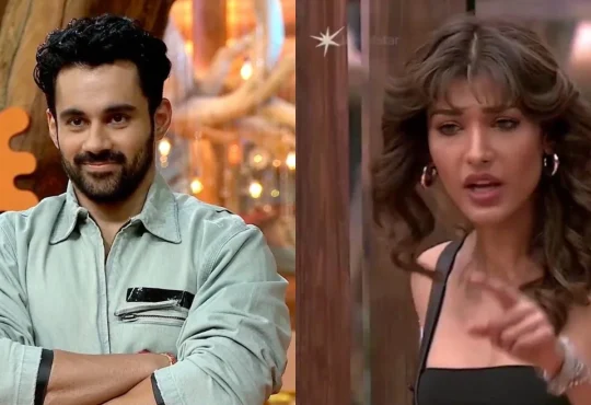 Nehal Chudasama falls after arguing with Abhishek Bajaj in Bigg Boss 19, moment goes viral as netizens call it instant karma