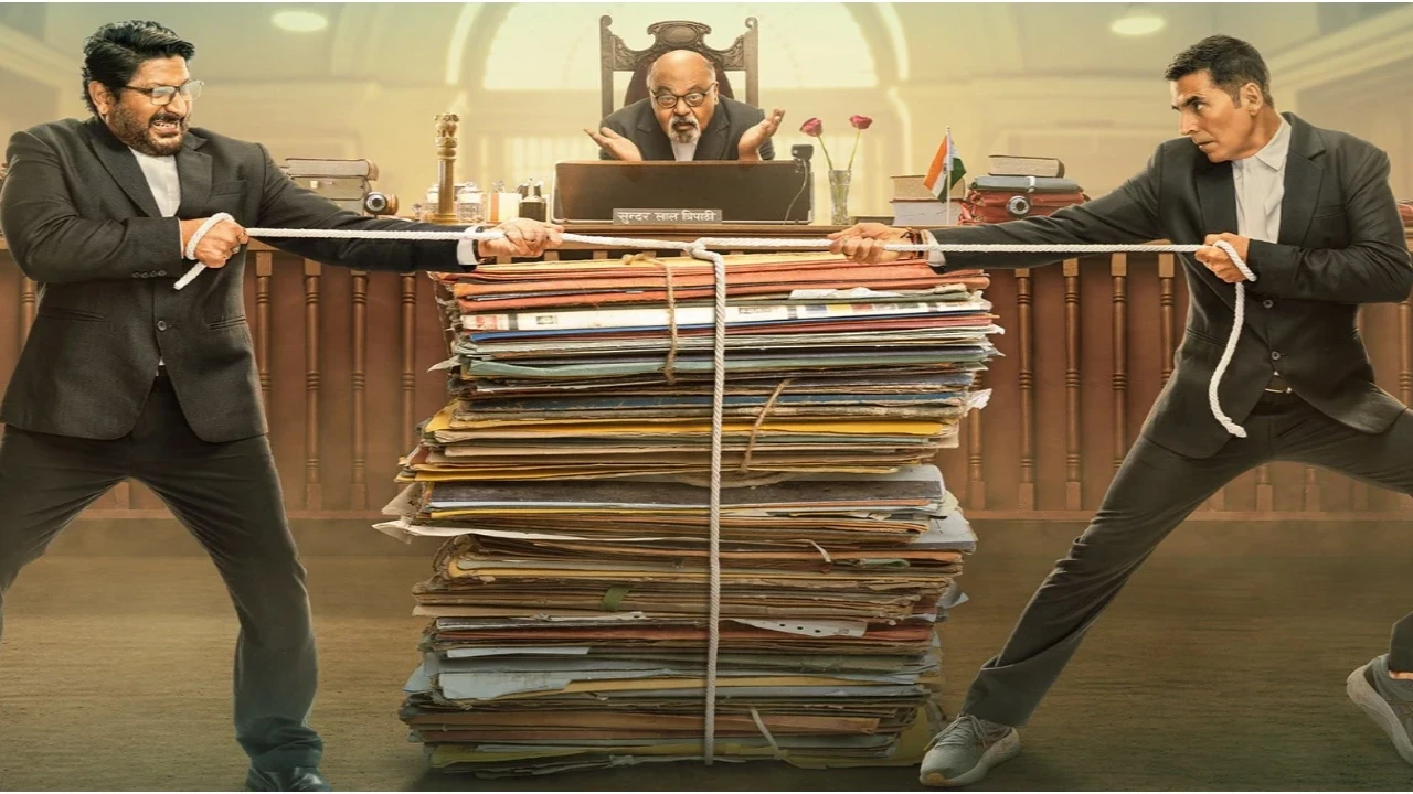 Jolly LLB 3 Akshay Kumar Arshad Warsi courtroom scene with box office collection updates