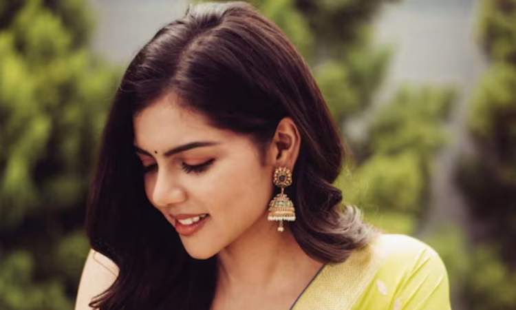 Kalyani Priyadarshan in a vibrant ethnic outfit showcasing her top Navratri 2025 traditional look