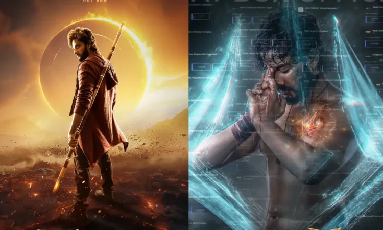 Teja Sajja in Mirai fantasy film, celebrating the box office success with ₹44 crore collection by Day 3