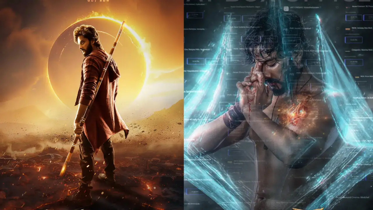 Teja Sajja in Mirai fantasy film, celebrating the box office success with ₹44 crore collection by Day 3