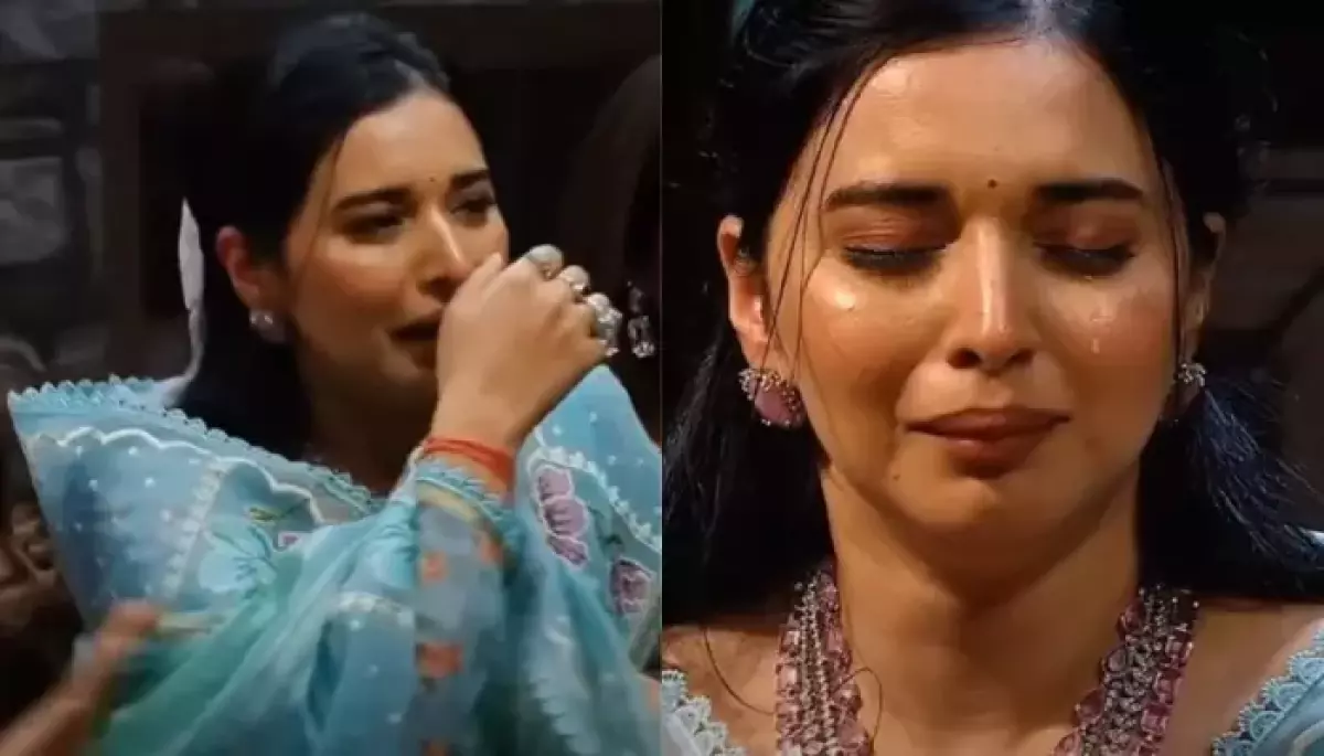 Tanya Mittal crying emotionally on Bigg Boss 19 after Kunickaa Sadanand's shocking comment