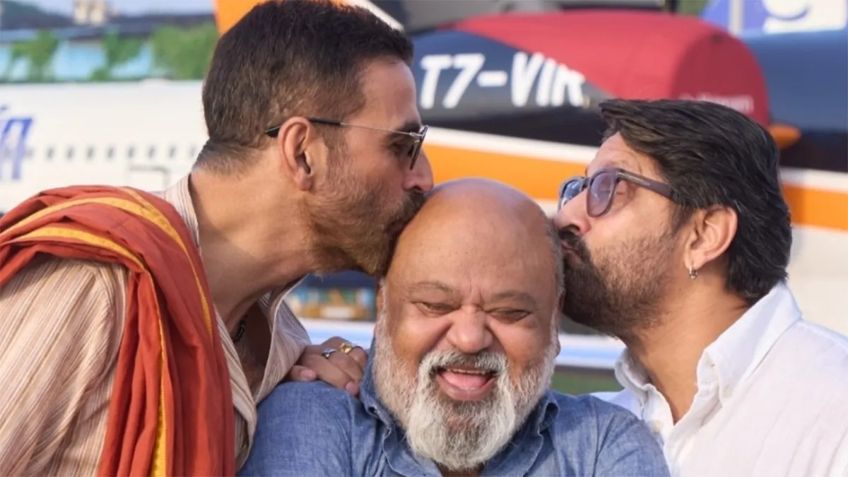 Akshay Kumar and Arshad Warsi in Jolly LLB 3 courtroom scene with box office success