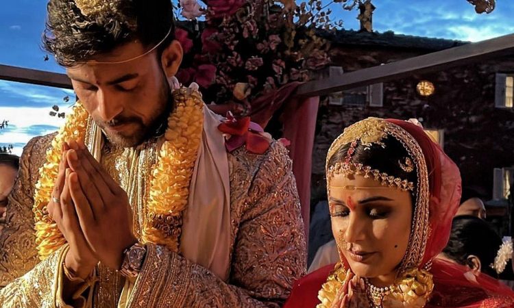 Varun Tej and Lavanya Tripathi holding their baby boy, celebrating their viral wedding moments
