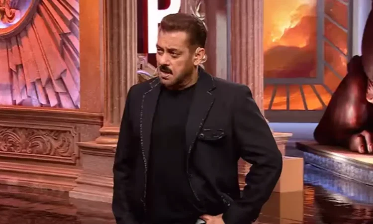 Salman Khan scolding Farrhana Bhatt on Bigg Boss 19 while Shehnaaz Gill supports Shahbaz Gill