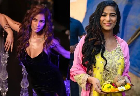 Poonam Pandey with Ramlila cast portraying Mandodari role, related to Old Delhi Ramlila controversy