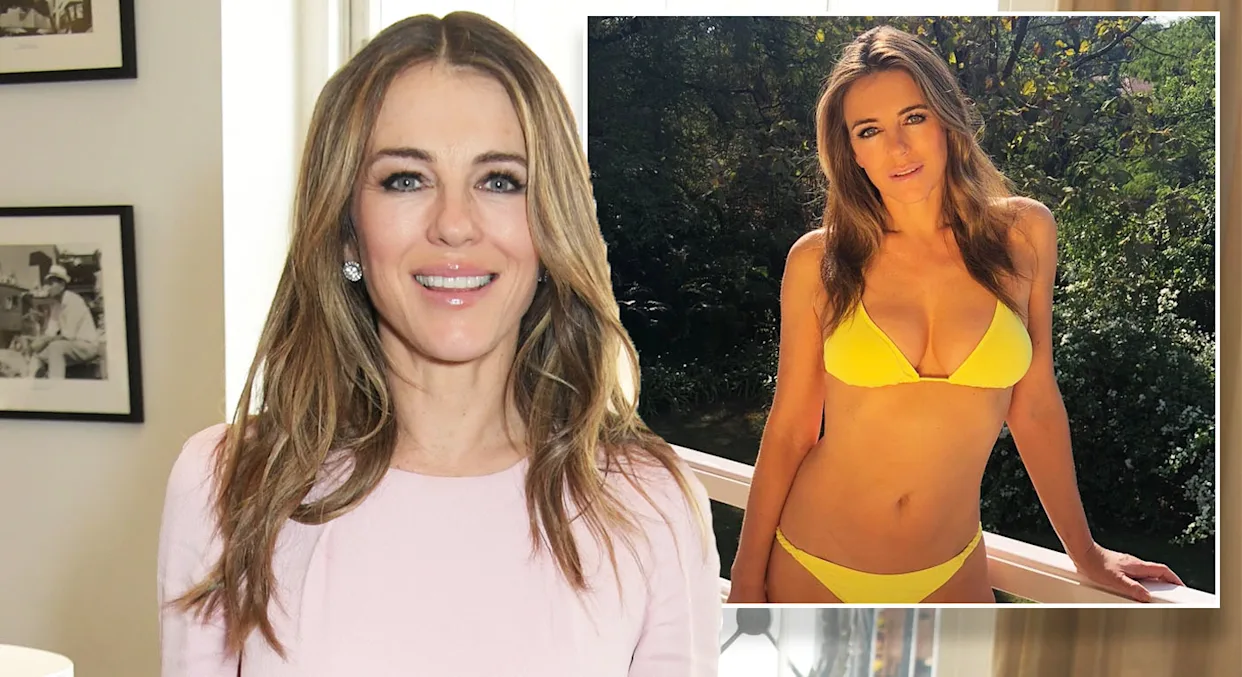 Elizabeth Hurley Beachwear Collection showcasing stylish swimsuits