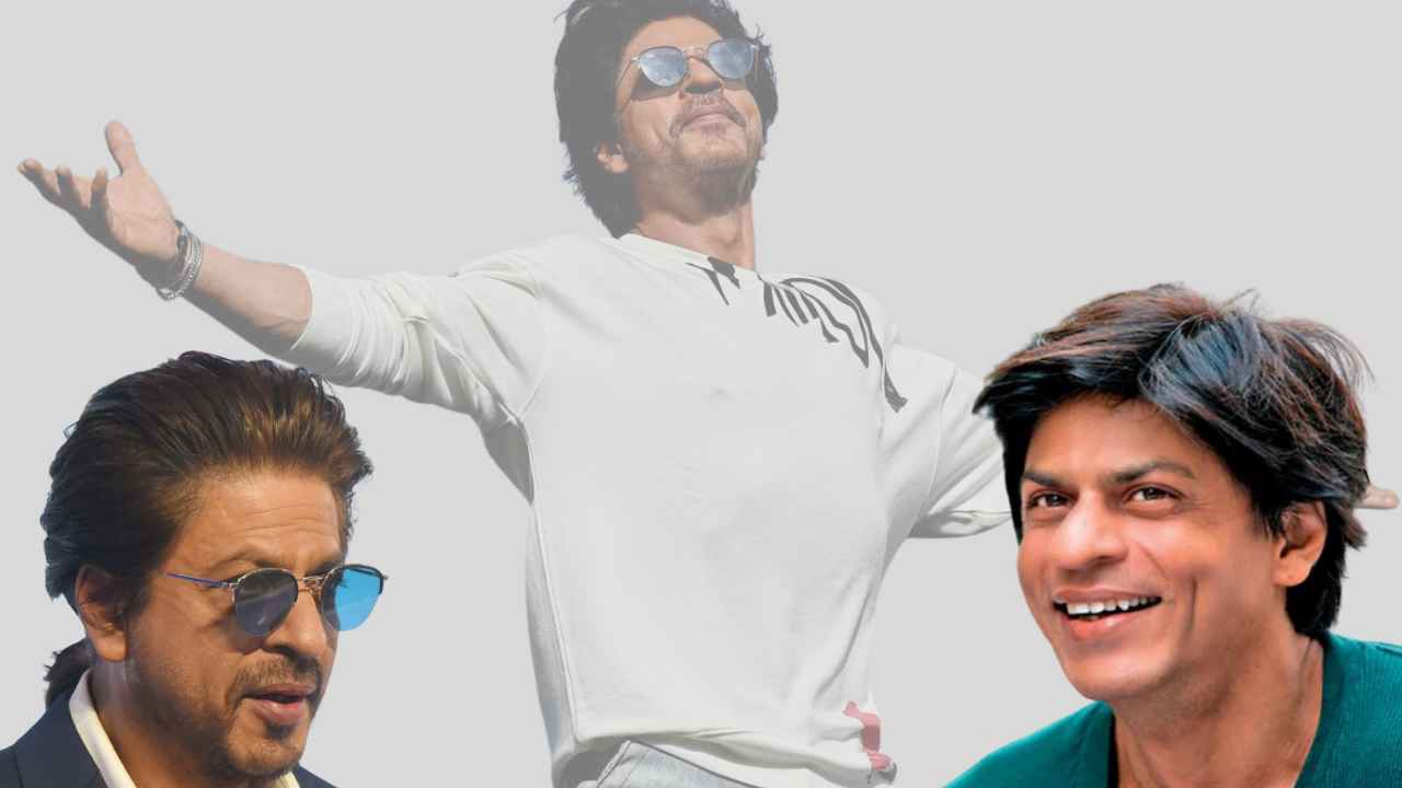 Shah Rukh Khan smiling with open arms – King of Bollywood