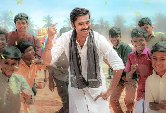 Dhanush and Nithya Menen in Idly Kadai X movie scene